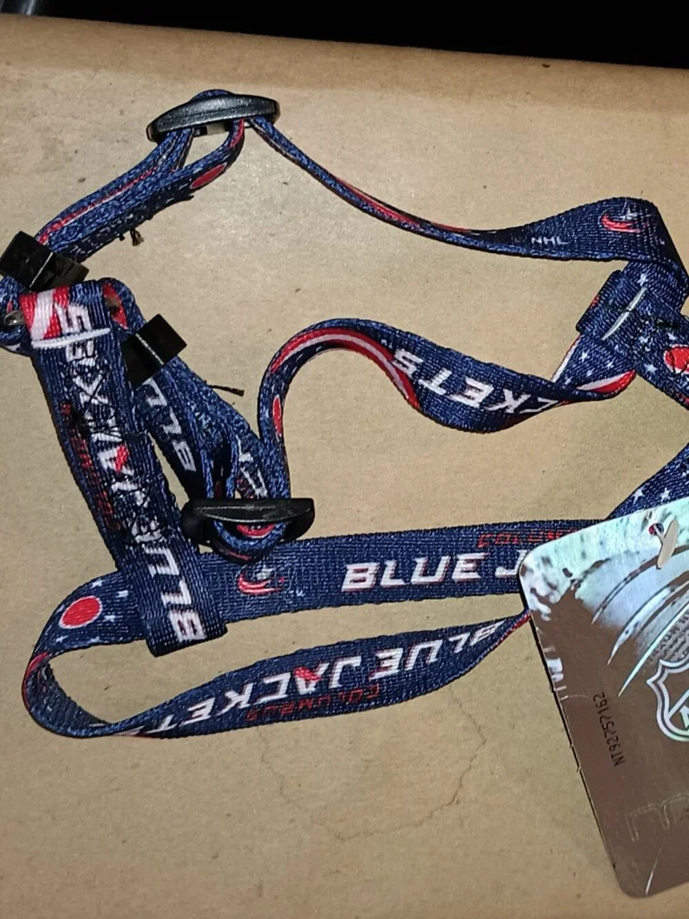 NEW Columbus Blue Jackets NHL Adjustable Dog Harness XS